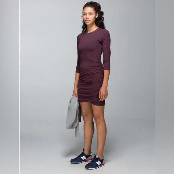 Lululemon🍋 Anytime Dress Heathered Bordeaux Drama
Size 2 - Picture 11 of 16